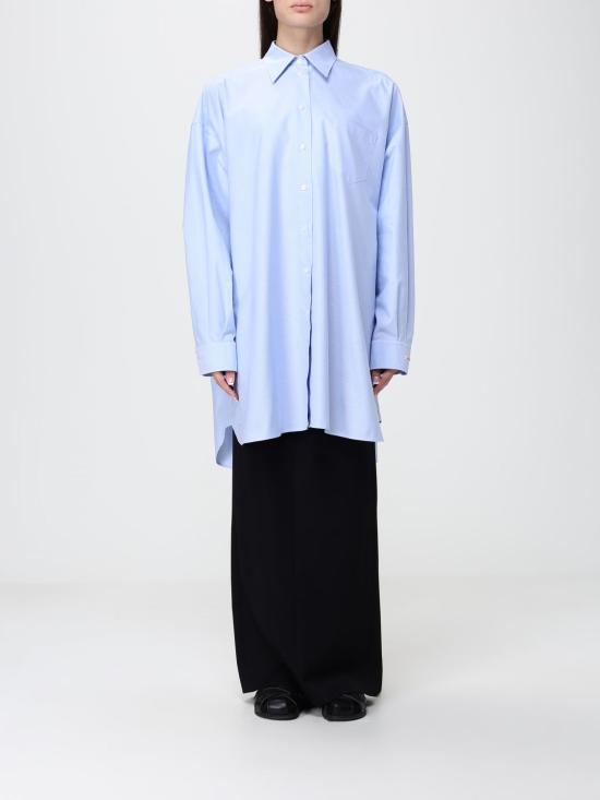26FW 마르지엘라 셔츠 S51DL0253S54750 479 Gnawed Blue