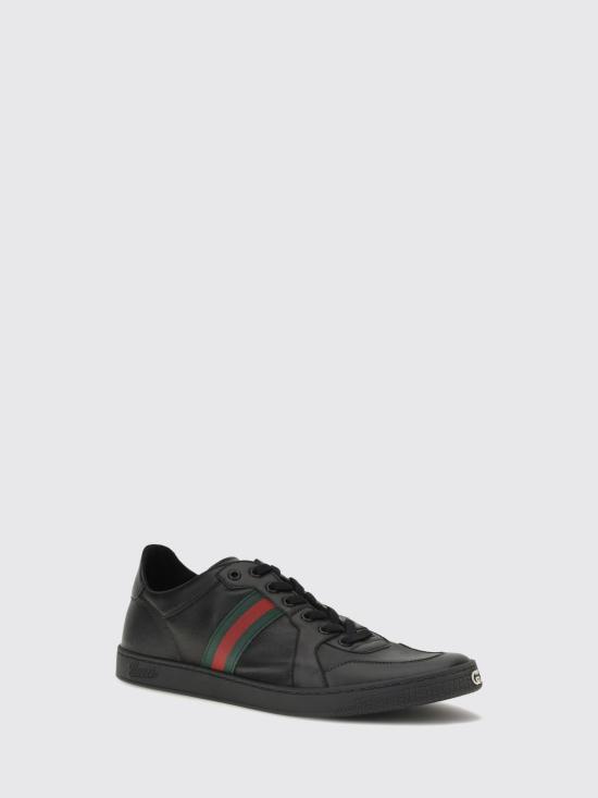 26FW 구찌 스트레티 로우탑 스니커즈 865441AAGFF 1048 Black - GUCCI