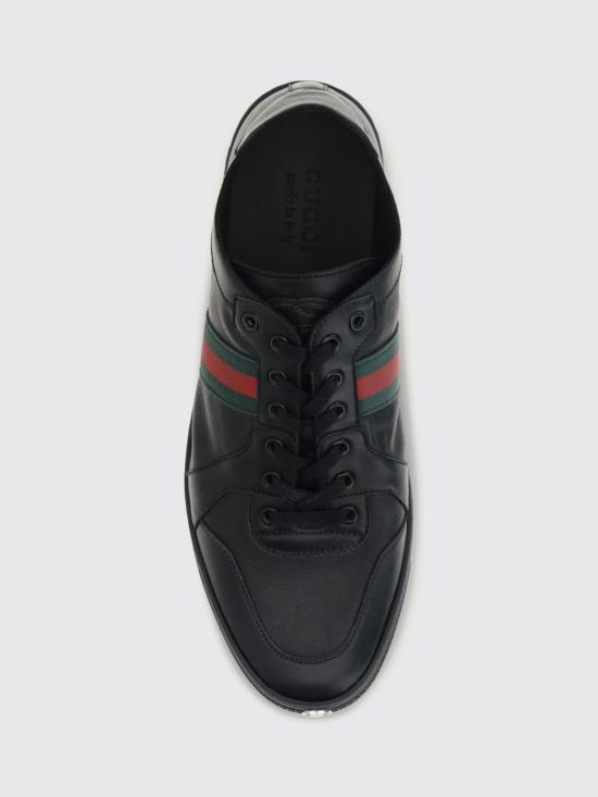 26FW 구찌 스트레티 로우탑 스니커즈 865441AAGFF 1048 Black - GUCCI