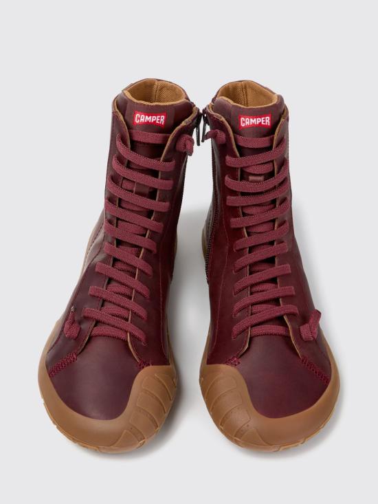 26FW 캠퍼 부츠 K400861 004 PEU PATH 0 Burgundy - CAMPER