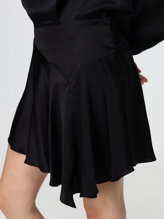 26FW 이자벨마랑 넬린 드레이프 사틴 드레스 RO1094FAD3J13I 01BK Black - ISABEL MARANT