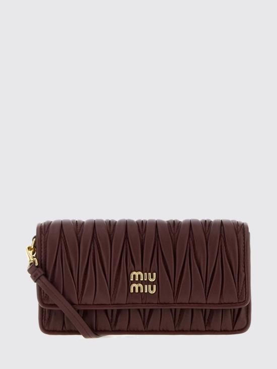 26FW 미우미우 토트백 5NF465AFPP F0007 Burgundy