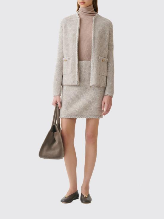 26FW 파비아나 필리피 스커트 GND216F325M257 VR1 Grey - FABIANA FILIPPI