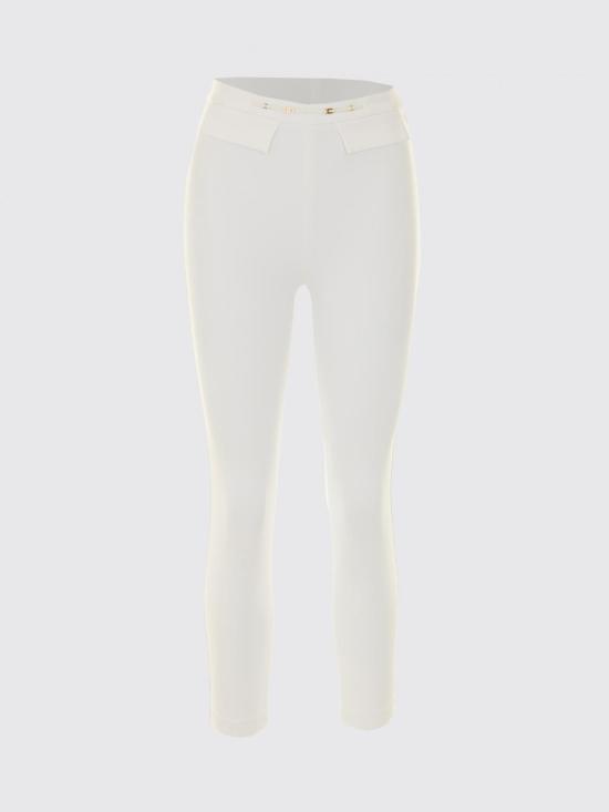 26FW 엘리자베타프랜치 팬츠 PA19566E2 360 White - ELISABETTA FRANCHI