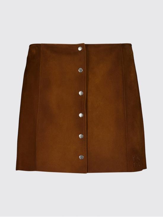26FW 미우미우 스커트 MPD859SOOO19QL F0046 Brown