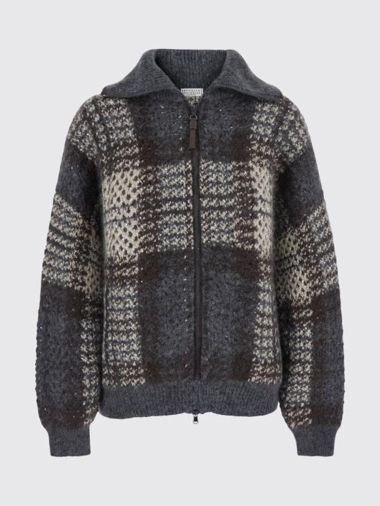 26FW 브루넬로 쿠치넬리 스웨터 MMT571726 CYL69 Charcoal - BRUNELLO CUCINELLI