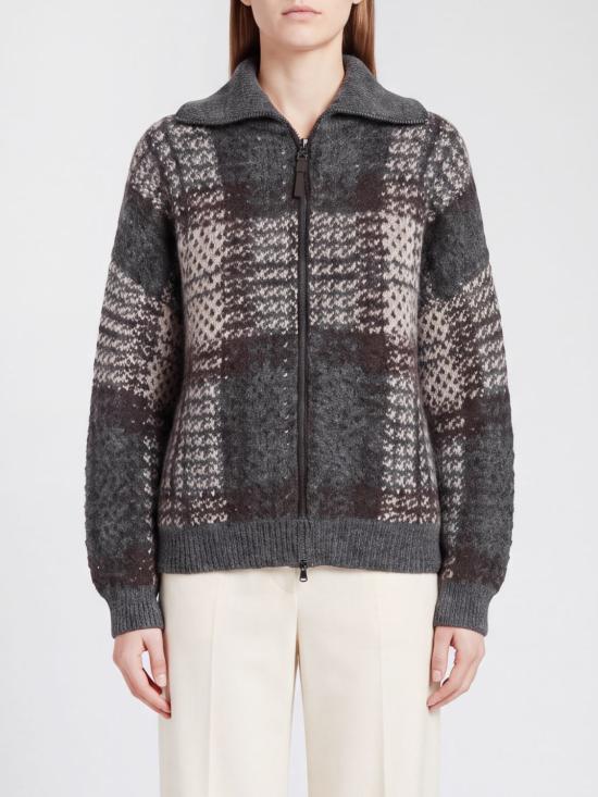 26FW 브루넬로 쿠치넬리 스웨터 MMT571726 CYL69 Charcoal