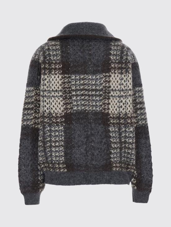 26FW 브루넬로 쿠치넬리 스웨터 MMT571726 CYL69 Charcoal - BRUNELLO CUCINELLI
