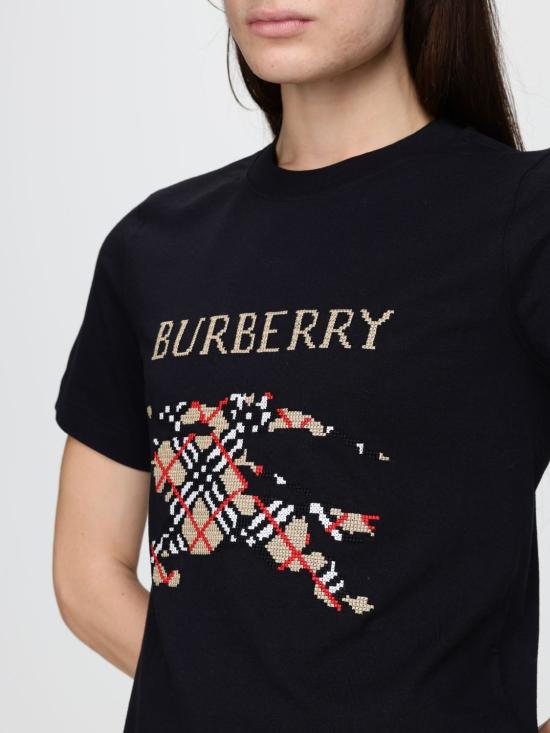 26FW 버버리 프리마 여성 티셔츠 앤 폴로 8110957 Black - BURBERRY