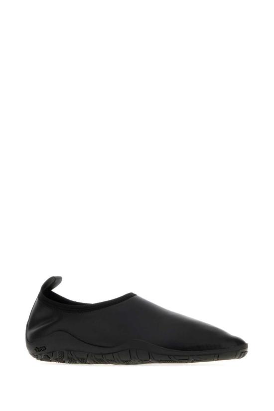  질샌더 플랫 슈즈 질 샌더 엘베 나파 가죽 발레리나 슈즈 블랙 - JIL SANDER