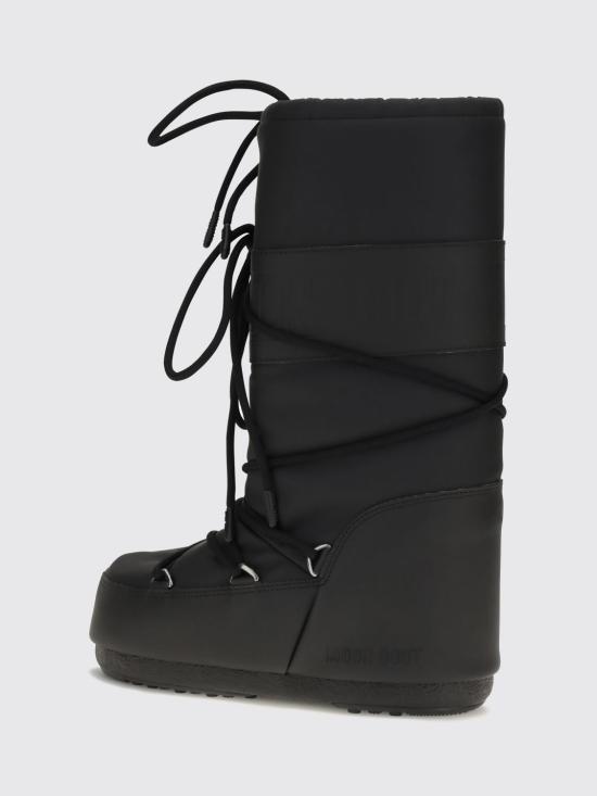 26FW 문부츠 아이콘 러버 부츠 1402760 N001 Black - MOON BOOT