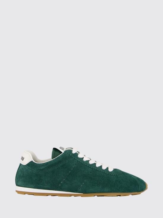 26FW 미우미우 플룸 블리치 스니커즈 5E114EF005054 F0571 Green