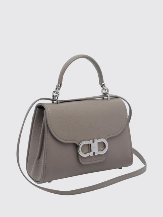 26FW 살바토레 페라가모 토트백 21A762 795702 WARM TAUPE Grey - SALVATORE FERRAGAMO