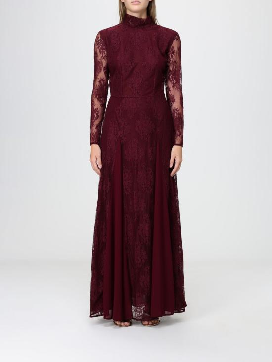 26FW 하니타 롱 원피스 HV39104806 BORGOGNA Burgundy