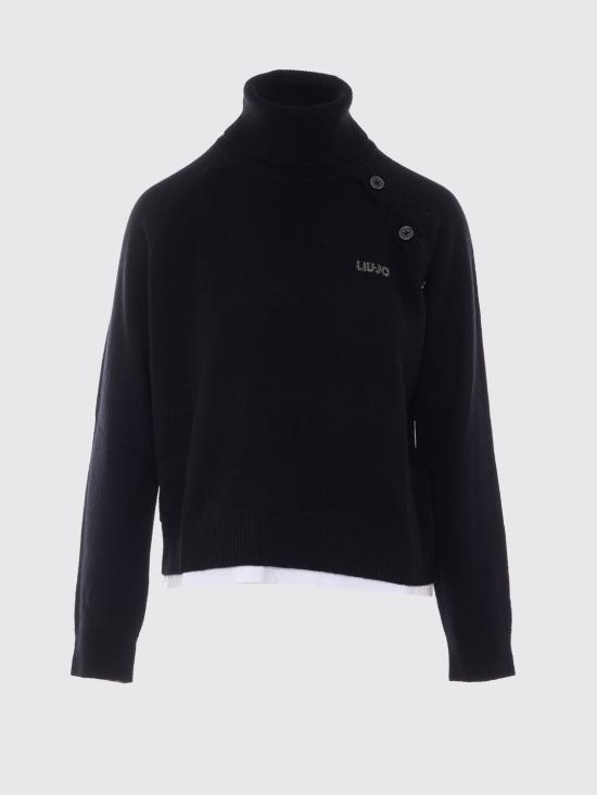 26FW 리우조 스웨터 WF6369MS009 22222 Black - LIU JO