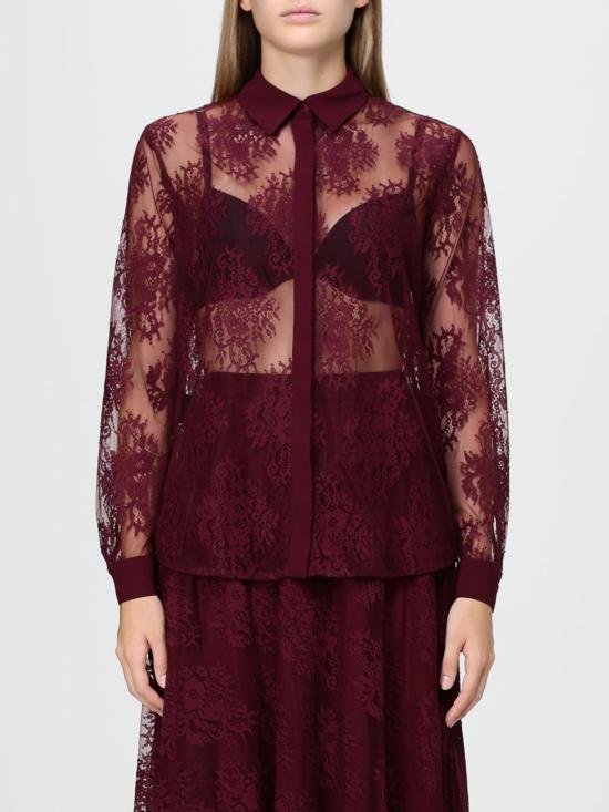 26FW 하니타 셔츠 HC7324806 BORGOGNA Burgundy