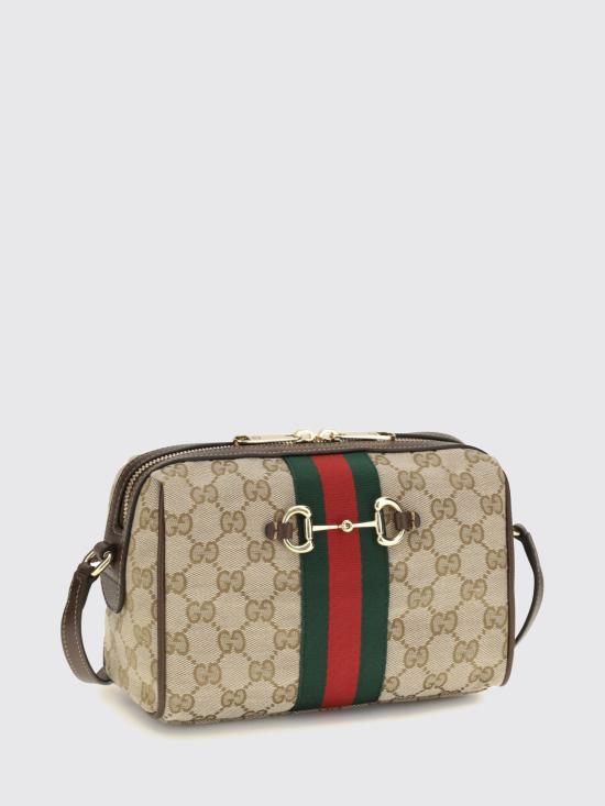 26FW 구찌 구찌 홀스빗 웹 스몰 카메라백 A008PZFAFV9 9653 Sand - GUCCI