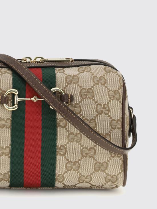 26FW 구찌 구찌 홀스빗 웹 스몰 카메라백 A008PZFAFV9 9653 Sand - GUCCI
