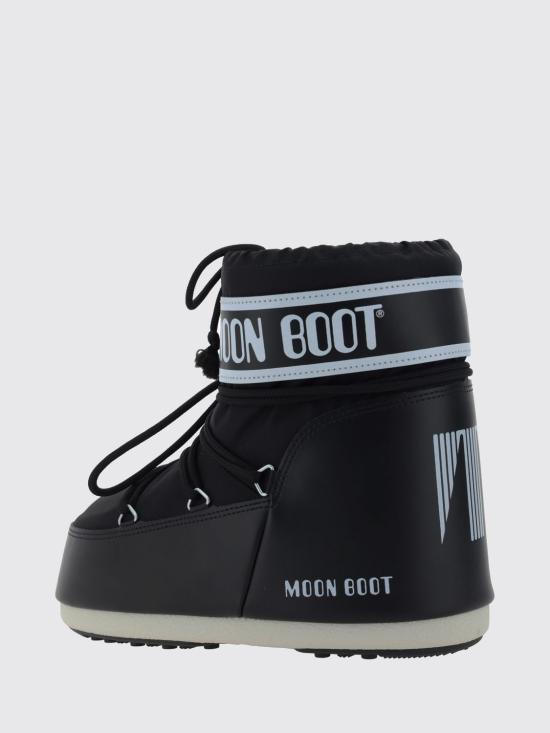 26FW 문부츠 아이콘 나일론 로우 부츠 80D1409340 N001 Black - MOON BOOT