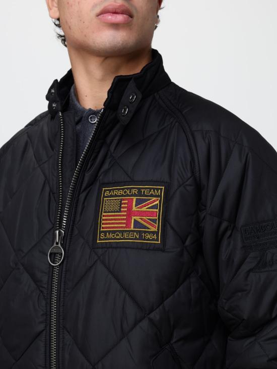 26FW 바버 인터네셔널 스티브 맥퀸 MQU1326 BK11 Black - BARBOUR