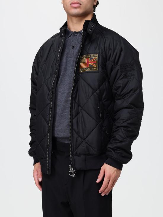 26FW 바버 인터네셔널 스티브 맥퀸 MQU1326 BK11 Black - BARBOUR