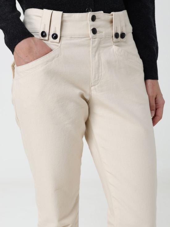 26FW 이자벨마랑 팬츠 PA0789FAD3G03I 23EC Beige - ISABEL MARANT
