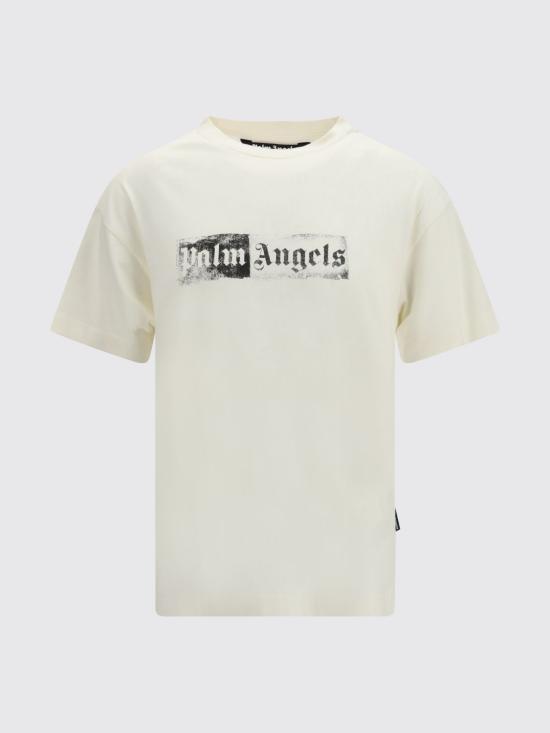 26FW 팜앤젤스 반팔 티셔츠 PAMAA001JR005 0310 White - PALM ANGELS