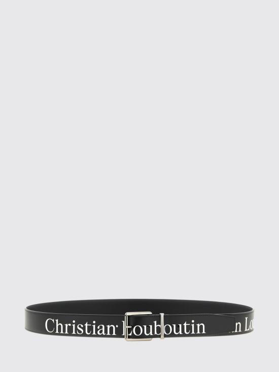 26FW 크리스챤 루부탱 벨트 3265318 B078 Black