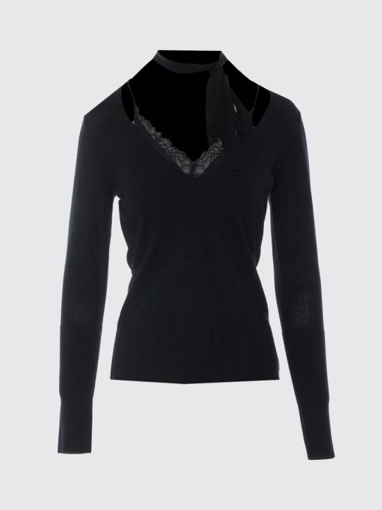 26FW 핑코 스웨터 107775A3O1 Z99 Black - PINKO
