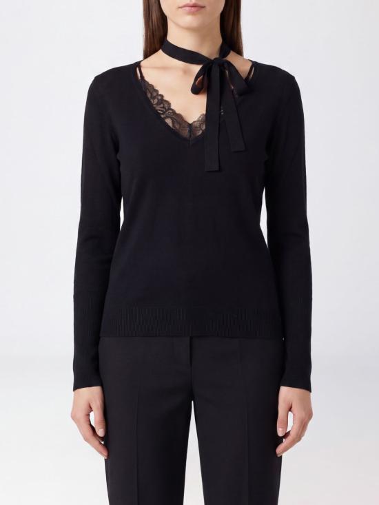 26FW 핑코 스웨터 107775A3O1 Z99 Black
