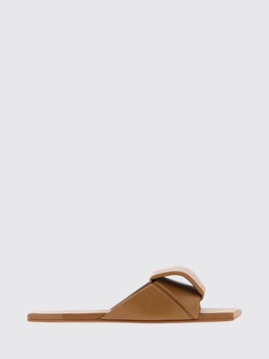 26FW 로에베 오리가미 램스킨 슬라이드 샌들 L815465XBD MOCHA Coffee