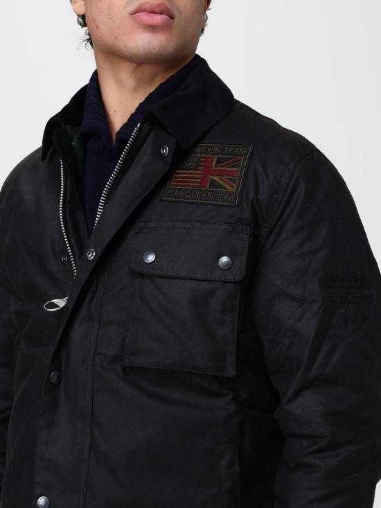 26FW 바버 인터네셔널 워커스 왁스 자켓 MWX1853 BK51 Black - BARBOUR
