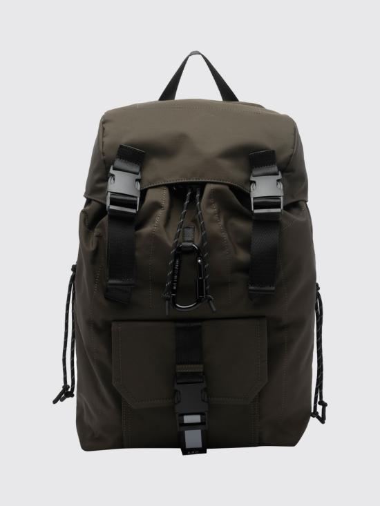 26FW 아페쎄 로고 프린트 버클 플랩 백팩 PAAGEH62631 JAD Kaki