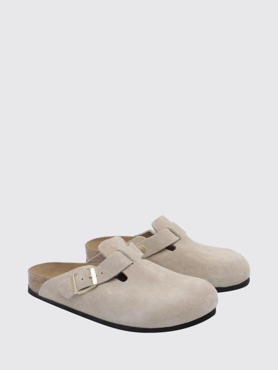 26FW 버켄스탁 보스턴 스웨이드 레더 1030883 Beige - BIRKENSTOCK