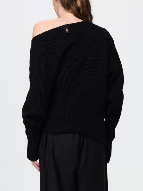 26FW 알베르타 페레티 스웨터 09036603 0555 Black - ALBERTA FERRETTI