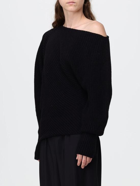 26FW 알베르타 페레티 스웨터 09036603 0555 Black - ALBERTA FERRETTI