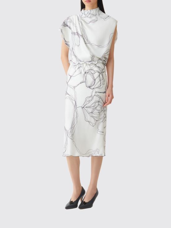 26FW 파비아나 필리피 탑 TPD216F258M307 0142 White - FABIANA FILIPPI