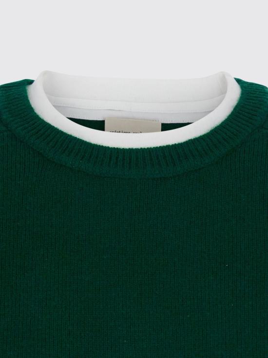 26FW 세미쿠튀르 스웨터 Y6WH41 S59 Green - SEMI-COUTURE