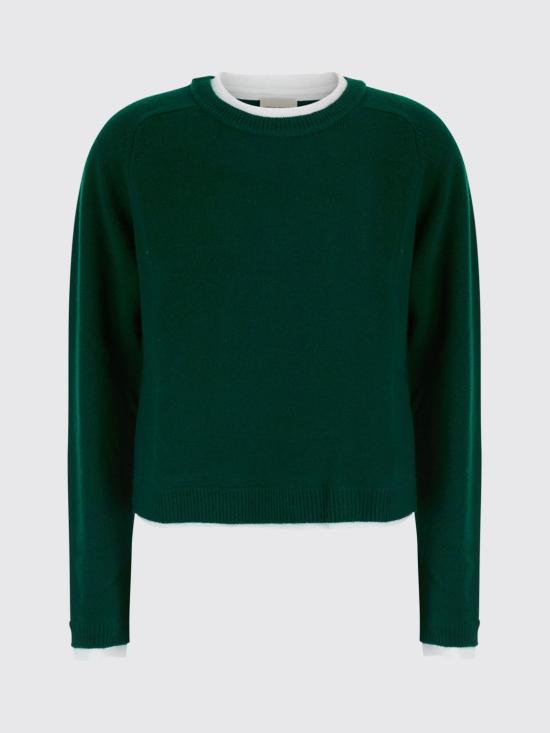 26FW 세미쿠튀르 스웨터 Y6WH41 S59 Green - SEMI-COUTURE