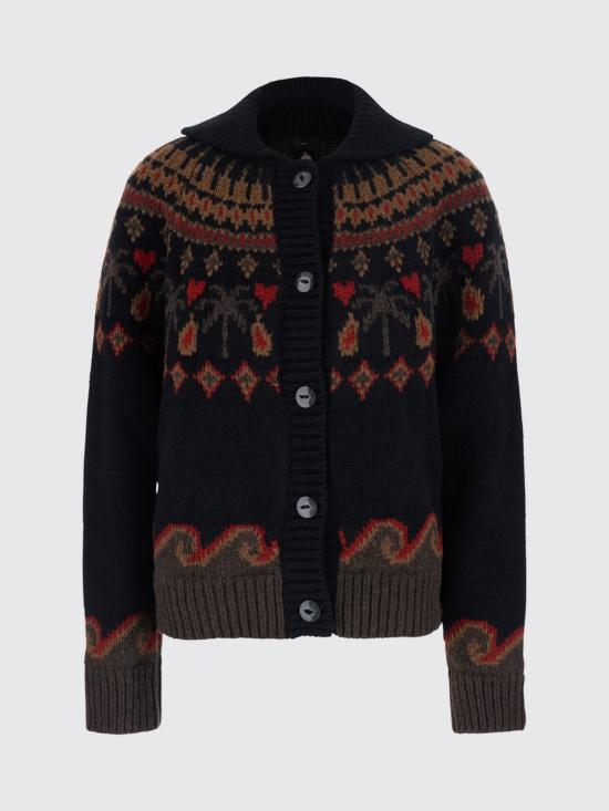 26FW 알라누이 스웨터 LWHQ01DE26KNI001 1060 Black - ALANUI