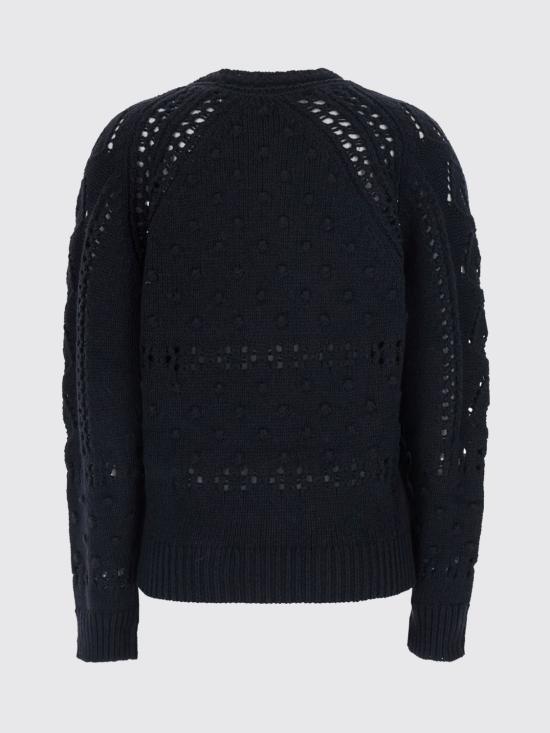 26FW 이자벨마랑에뚜왈 루체 풀오버 오픈워크 울 스웨터 PU0938FAD3L02E BKMD Black - ISABEL MARANT ETOILE