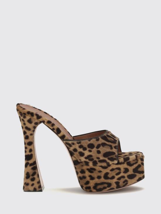 26FW 아미나 무아디 힐/펌프스 18S366533DAL LEOPARDPON Savannah