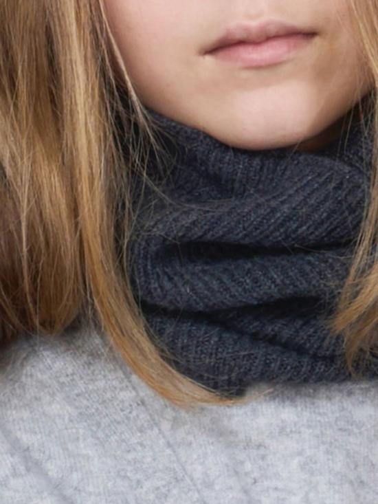 26FW [키즈] 보빈 앤 트리콧 스카프 BTARS6 ANTHRACITE Charcoal - BOBBIN & TRICOT