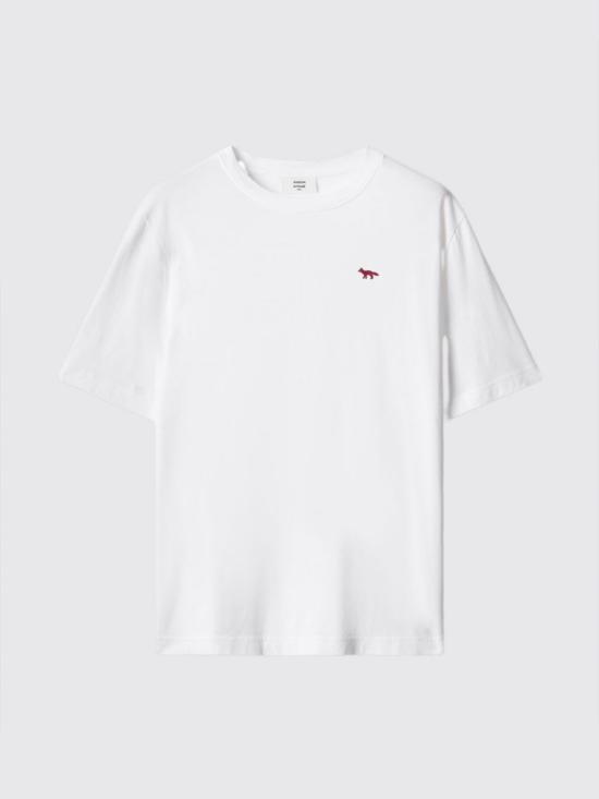 26FW 메종키츠네 반팔 티셔츠 MRMJT00KJ7026 P100 White - MAISON KITSUNE