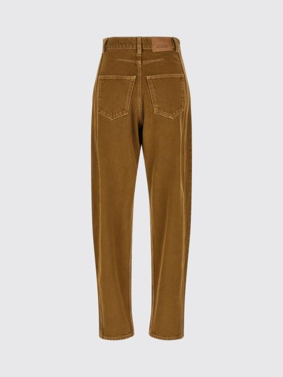 26FW 이자벨마랑 리샤 솔리드 데님 배럴 진 PA0778FAD3H01I 50BZ Brown - ISABEL MARANT