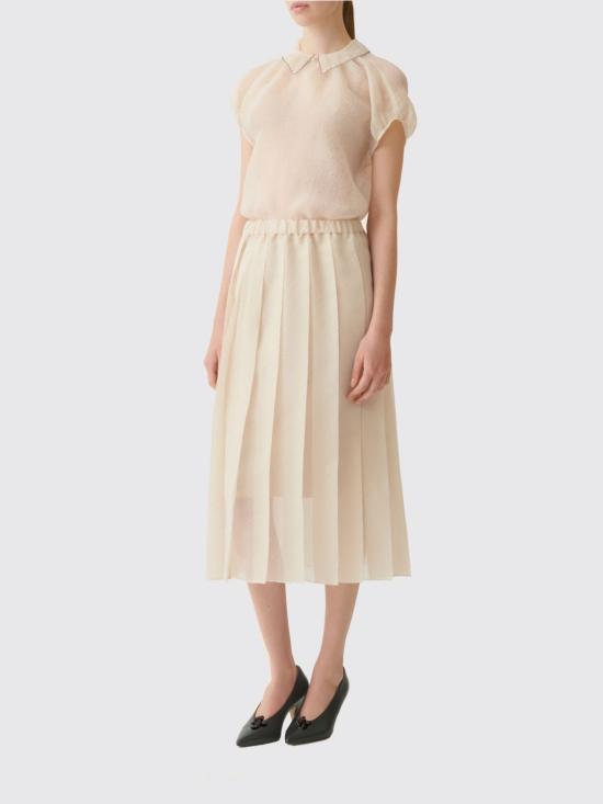 26FW 파비아나 필리피 스커트 GND216F345M312 0145 Butter - FABIANA FILIPPI