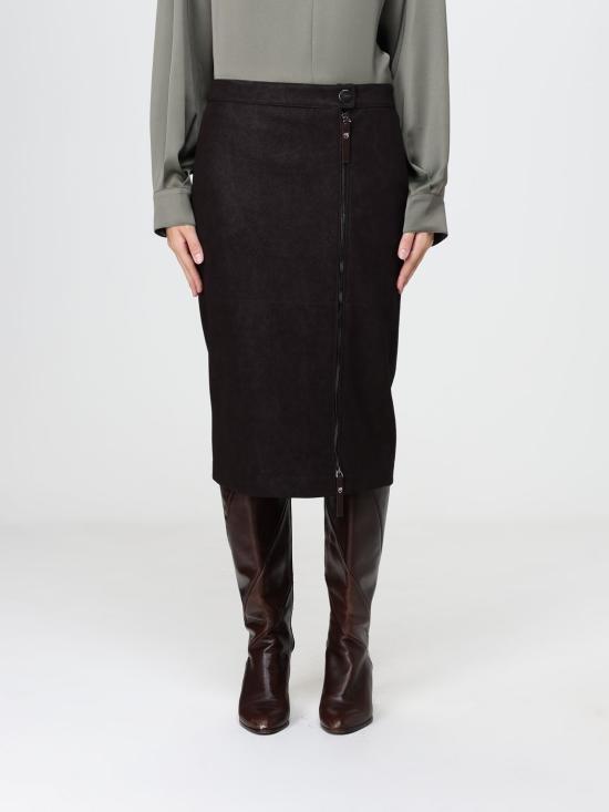 26FW 핑코 스커트 107806A3MD M04 Brown