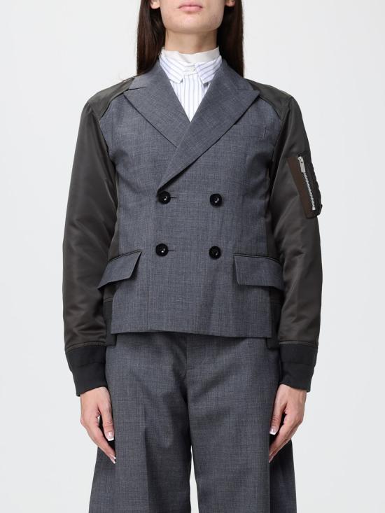 26FW 사카이 코트 2608564 342 Grey