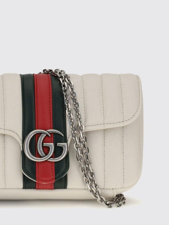 26FW 구찌 젯셋 GG 마몽 스몰 숄더백 A006X1AAG9F 9241 White - GUCCI