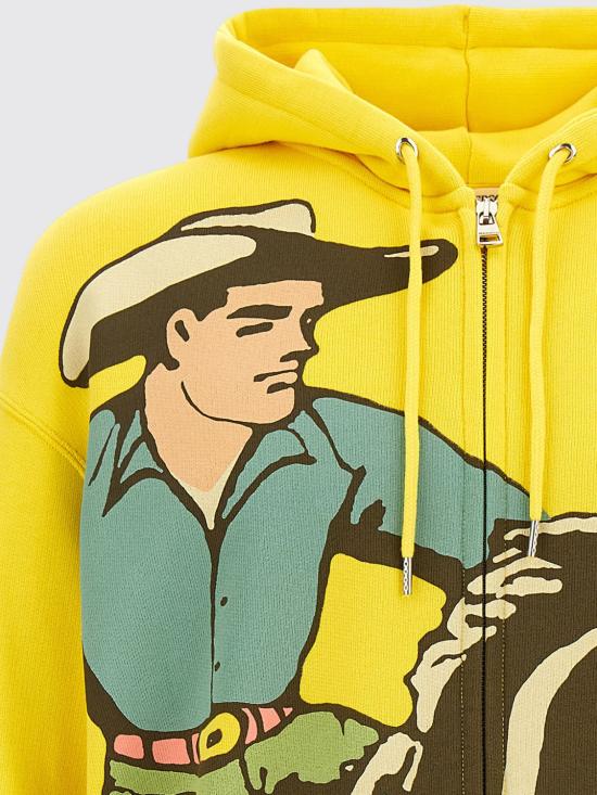 26FW JW앤더슨 긴팔 티셔츠 JW0286PG1901 207 Yellow - JW ANDERSON